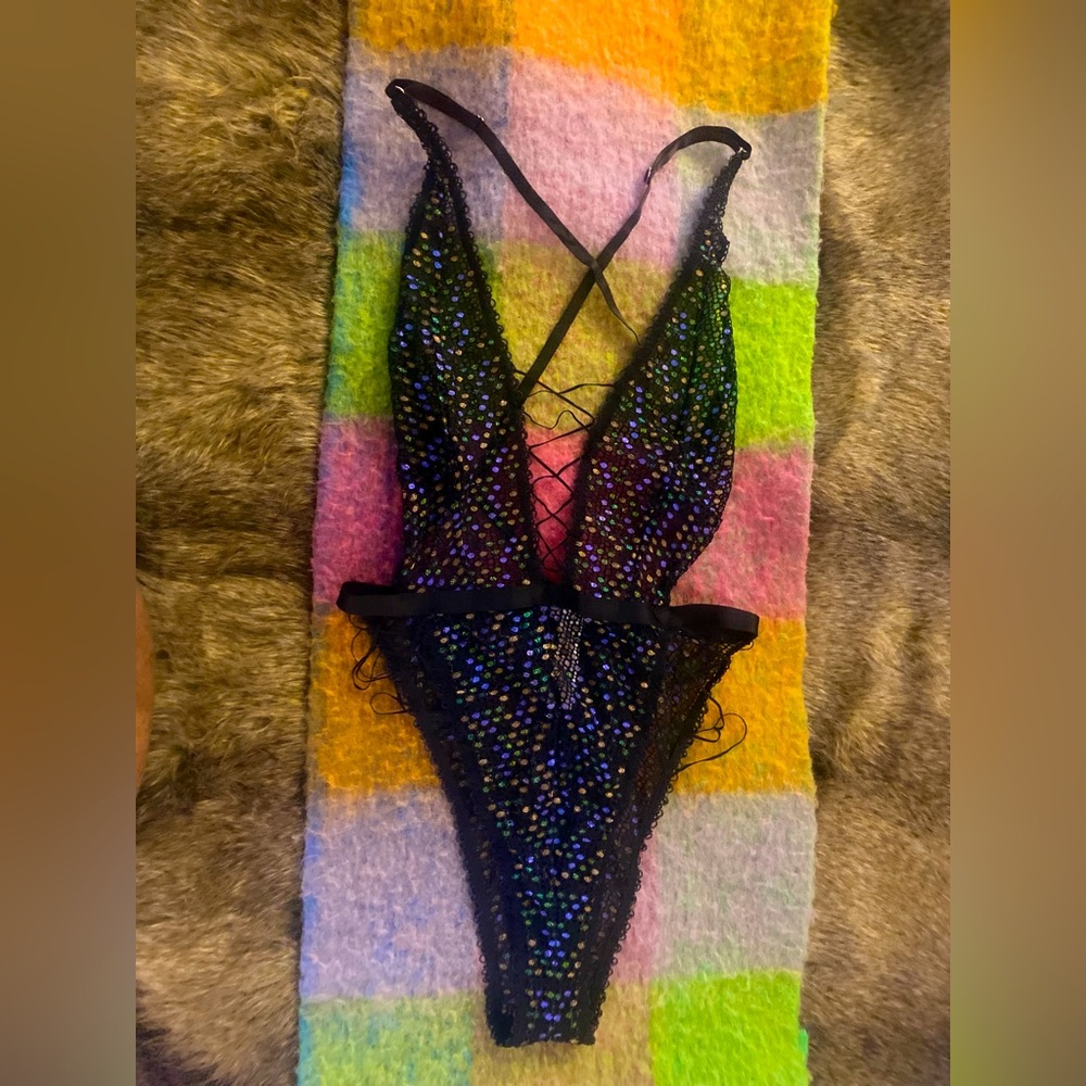 Savage x Fenty Disco Bodysuit for Bex